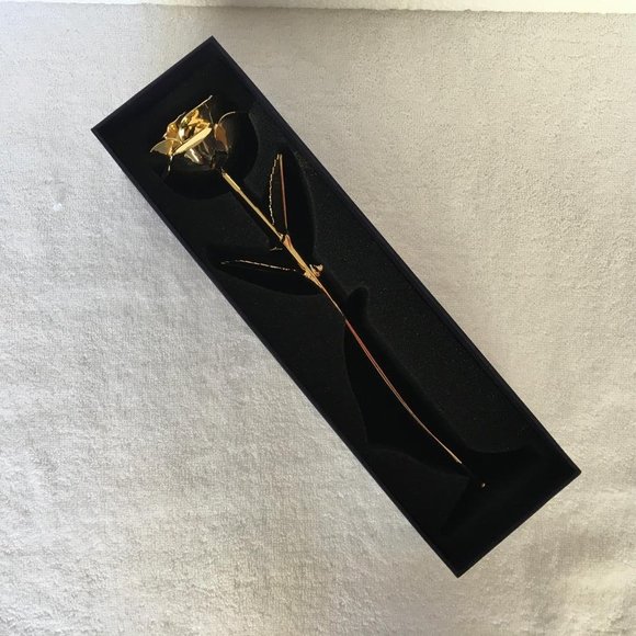 Eternal Love Rose Dipped in 24k Gold Foil DM79 - Picture 8 of 12